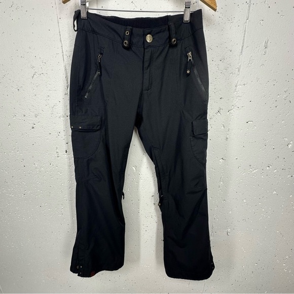 Bonfire Women’s Small Dry Level 1 Black 10k Waterproof Classic Fit Snow Pants - Picture 1 of 16